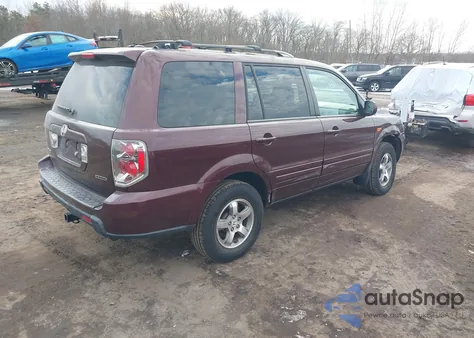 2007 Honda Pilot Ex-L z USA, uszkodzony, nr VIN 5FNYF18717B030905